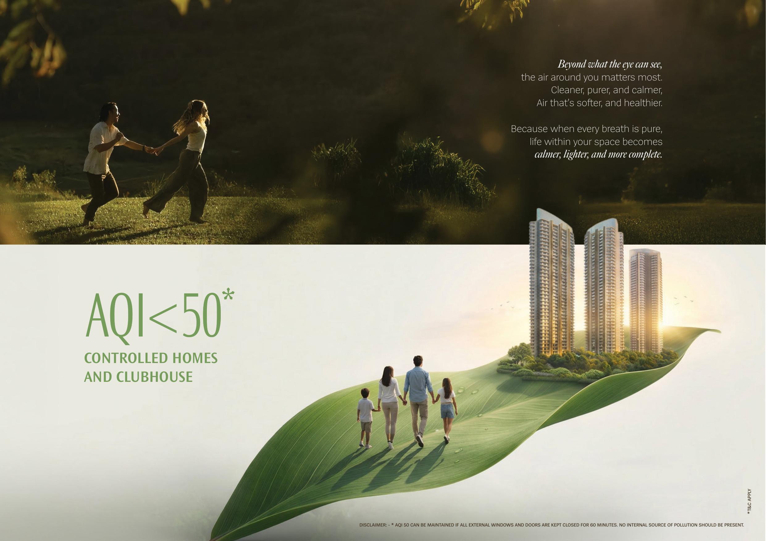 AQI<50 Controlled Homes & Clubhouse